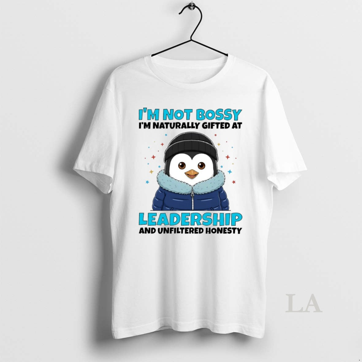 Original Penguin Im Not Bossy Naturally Gifted - Adult & Kids T-Shirts, Sweatshirts & Hoodies apparel design preview 1