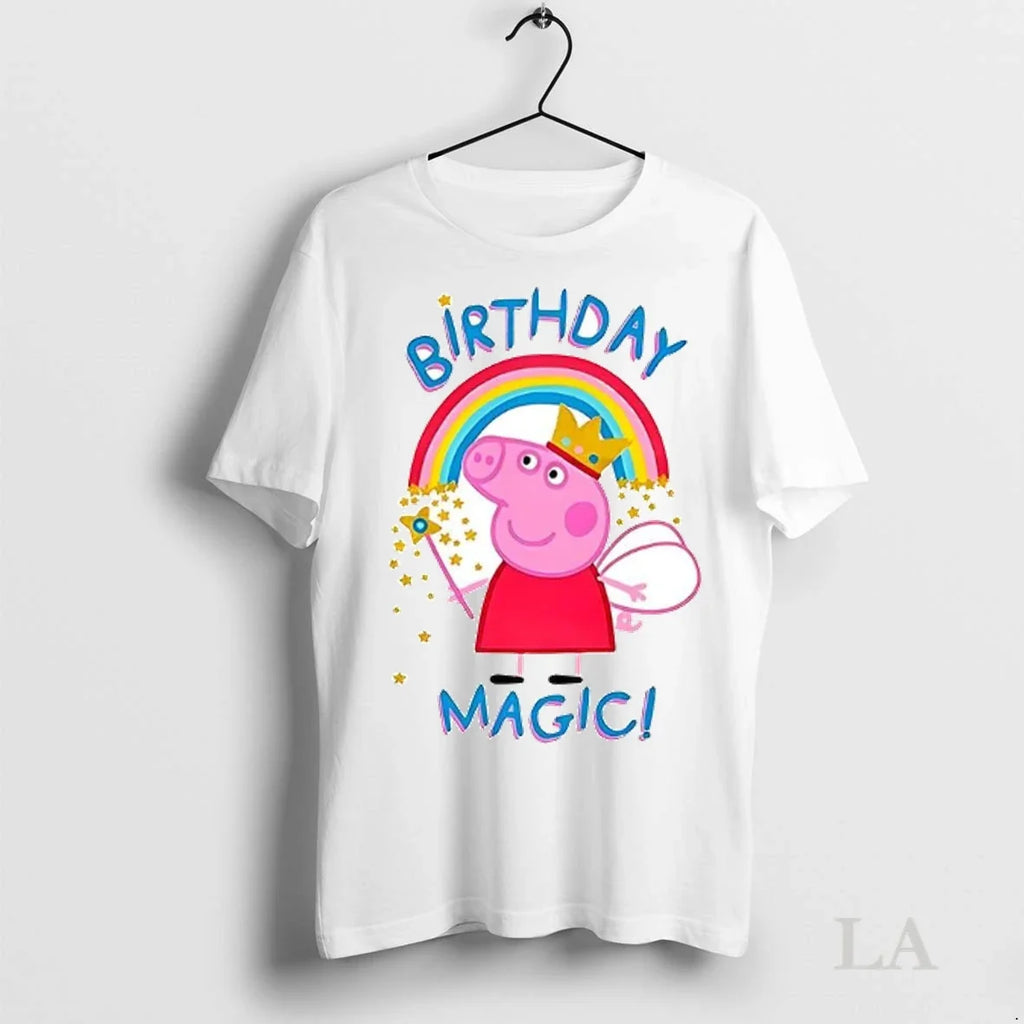 Original Peppa Pig Girls Birthday Magic Cute - Adult & Kids T-Shirts, Sweatshirts & Hoodies apparel design preview 1
