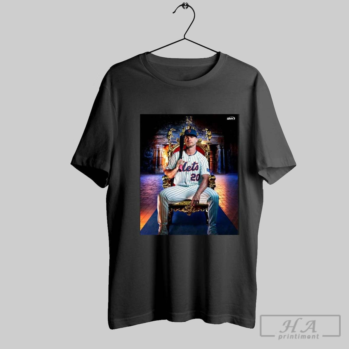 Original Pete Alonso Mets Alone Home Run King 2025 - Adult & Kids T-Shirts, Sweatshirts & Hoodies apparel design preview 1