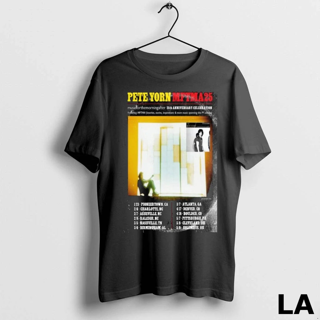 Original Pete Yorn Mftma25 Shows 2026 Long Sleve - Adult & Kids T-Shirts, Sweatshirts & Hoodies apparel design preview 1