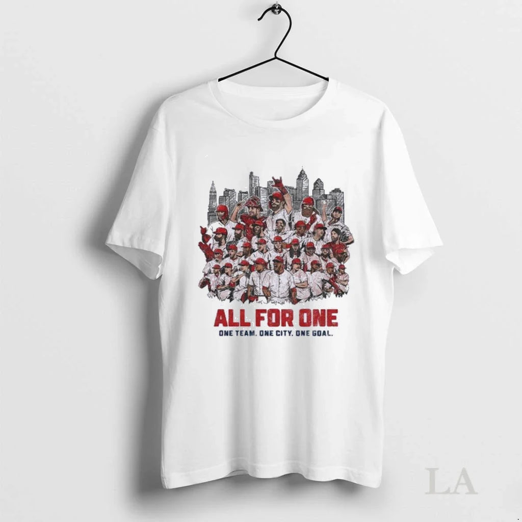 Original Philadelphia Phillies All For One Team City - Adult & Kids T-Shirts, Sweatshirts & Hoodies apparel design preview 1