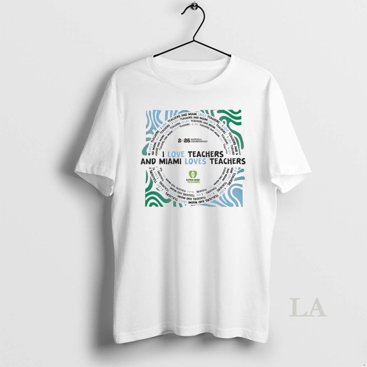 Original Pitbull I Love Teachers Miami Loves 2026 Cfp - Adult & Kids T-Shirts, Sweatshirts & Hoodies apparel design preview 1
