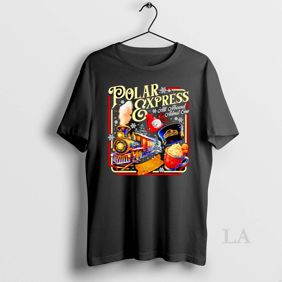 Original Polar Express All Aboard Admit One - Adult & Kids T-Shirts, Sweatshirts & Hoodies apparel design preview 1
