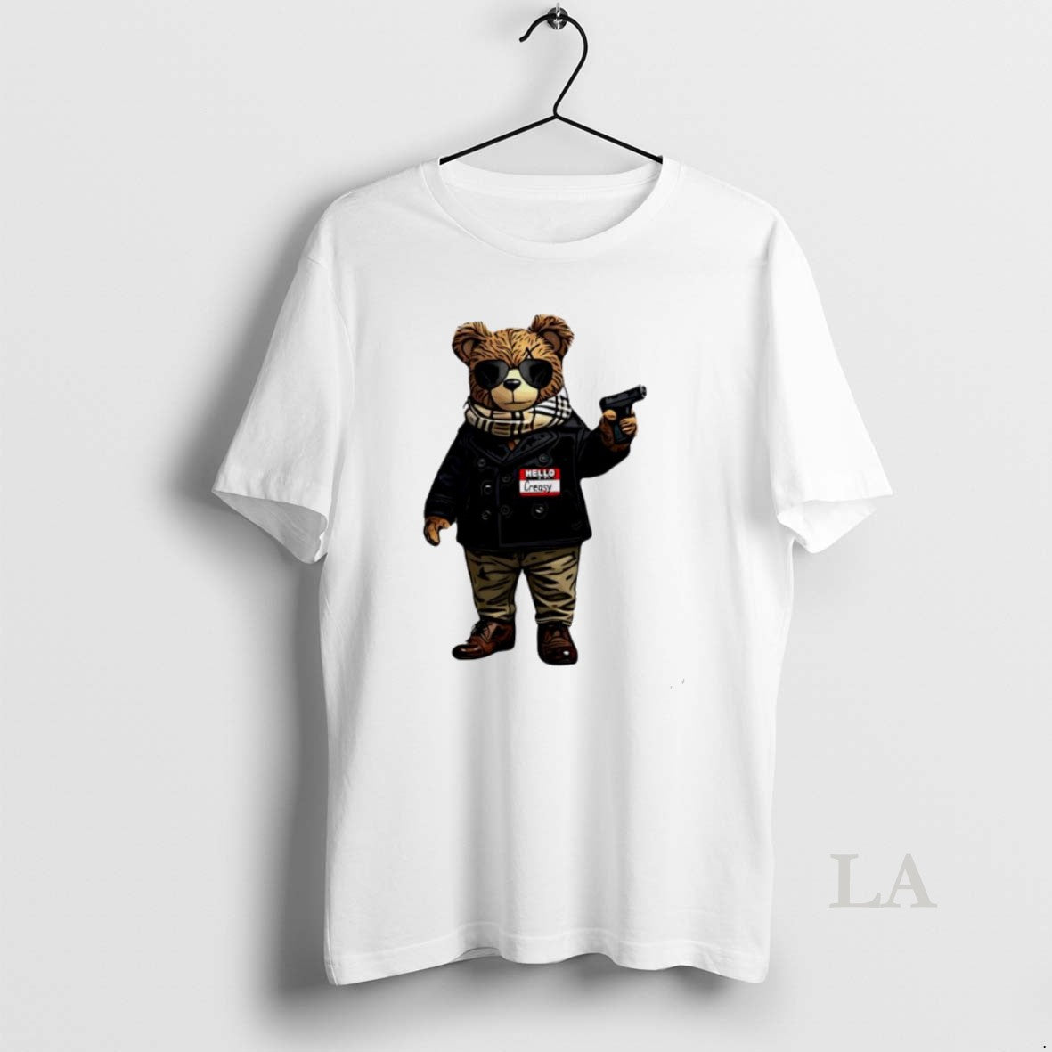 Original Creasy Bear Hello - Adult & Kids T-Shirts, Sweatshirts & Hoodies apparel design preview 1