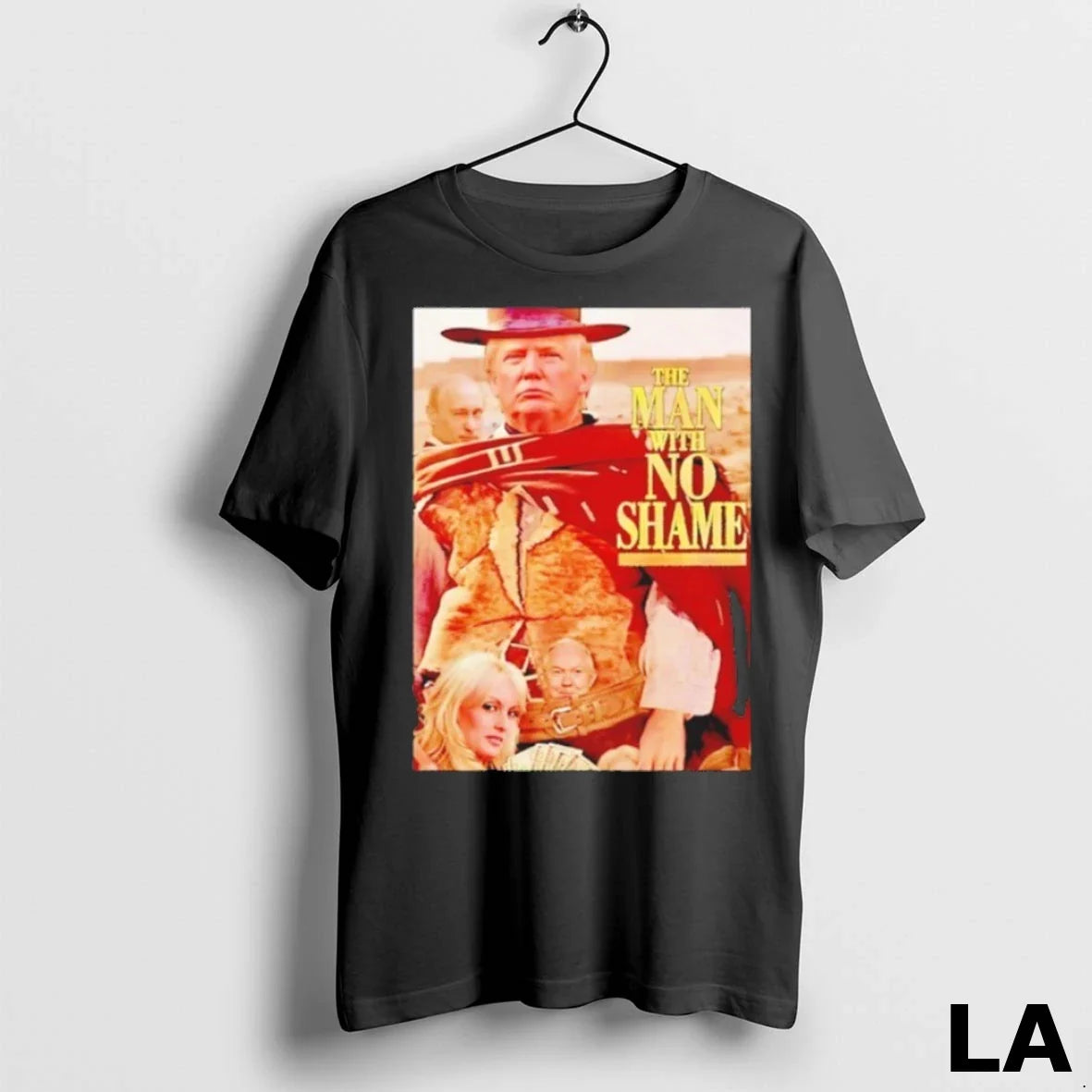 Original Premium The Man With No Shame Donald Trump - Adult & Kids T-Shirts, Sweatshirts & Hoodies apparel design preview 1