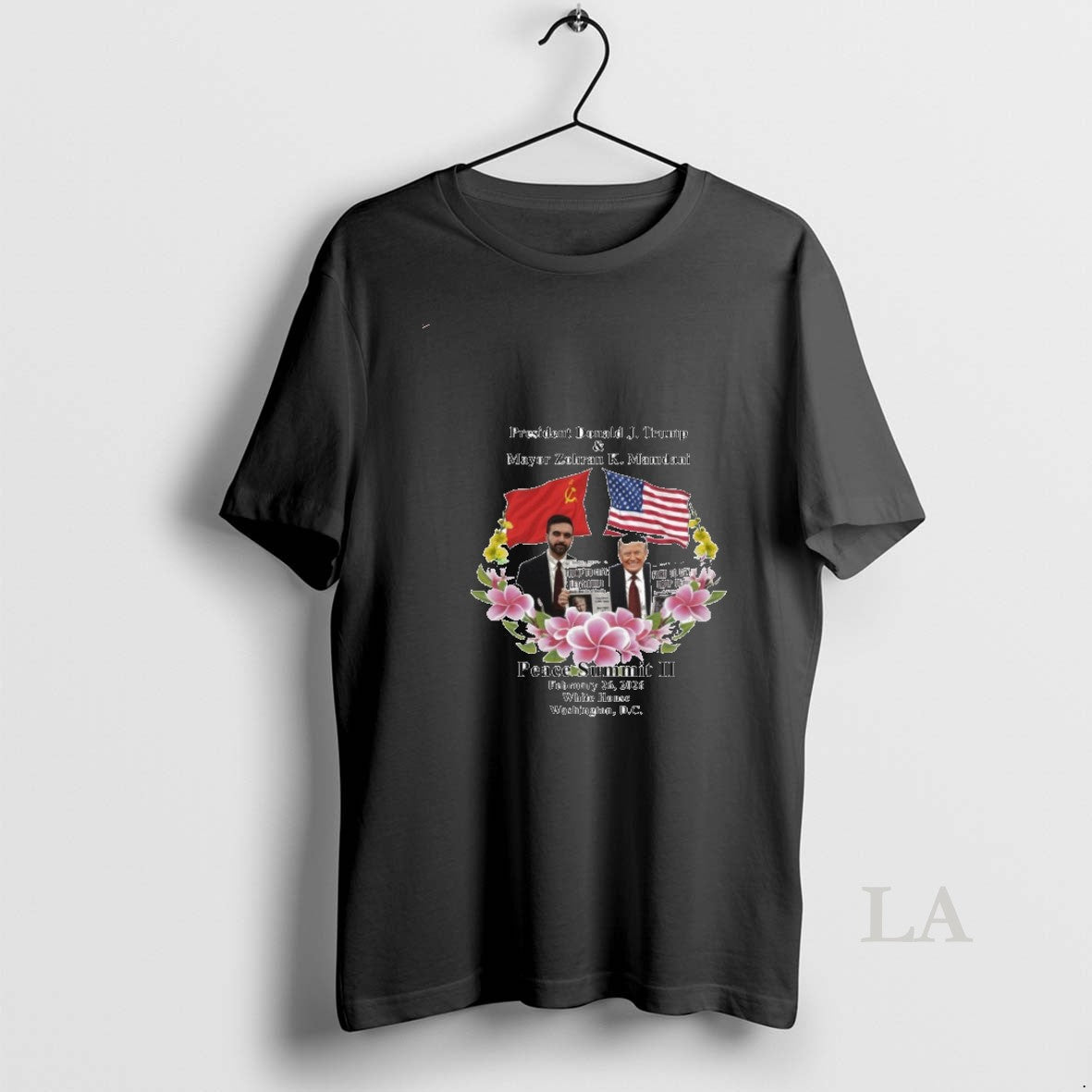 Original President Donald J Trump And Zohran K - Adult & Kids T-Shirts, Sweatshirts & Hoodies apparel design preview 1