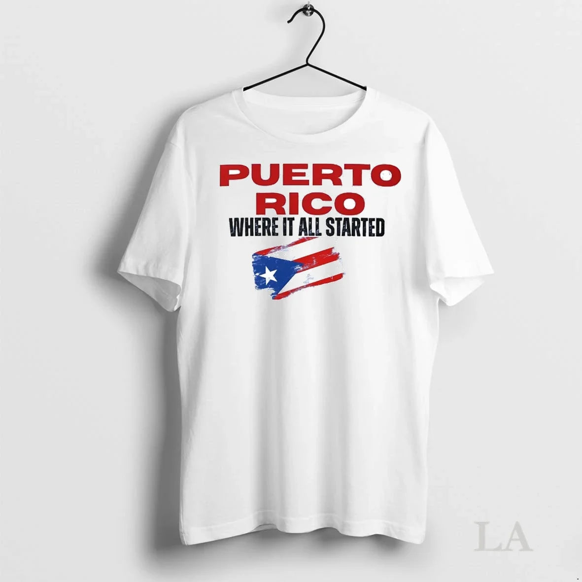 Original Puerto Rico Where It All Started - Adult & Kids T-Shirts, Sweatshirts & Hoodies apparel design preview 1