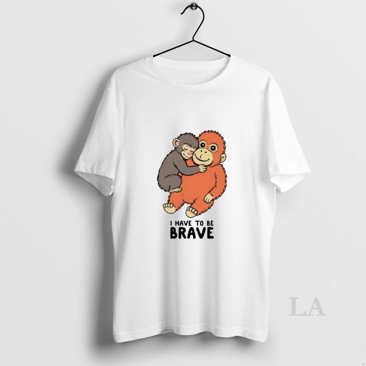 Original Punch Kun I Have To Be Brave - Adult & Kids T-Shirts, Sweatshirts & Hoodies apparel design preview 1