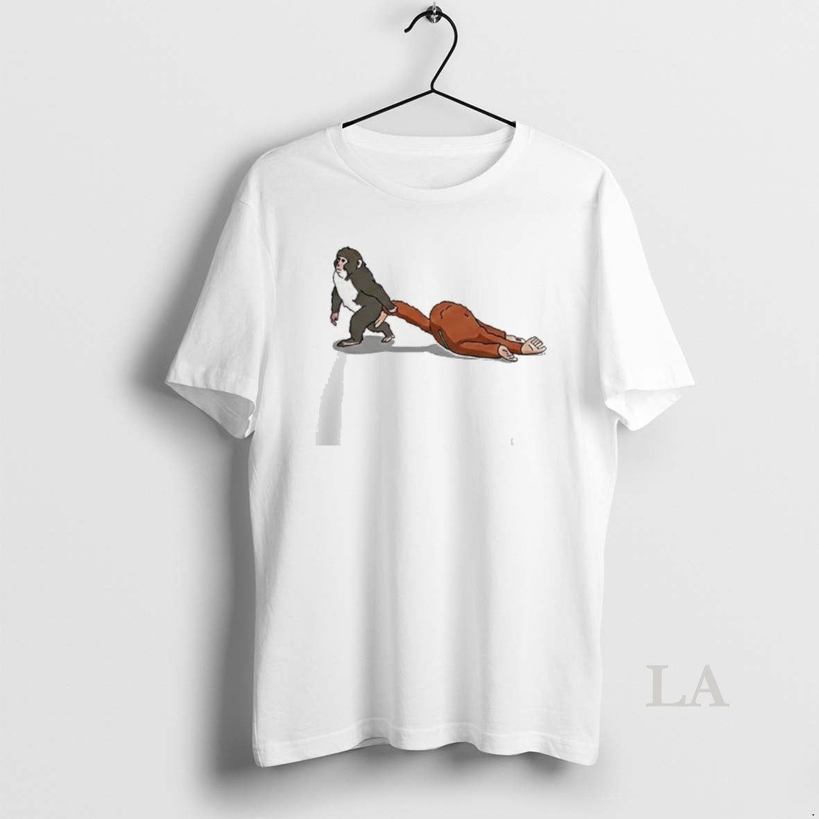 Original Punch The Monkey Cartoon - Adult & Kids T-Shirts, Sweatshirts & Hoodies apparel design preview 1