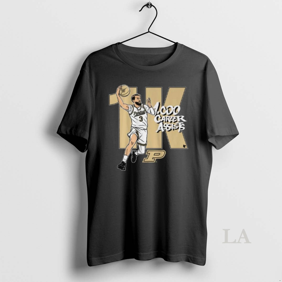 Original Purdue Basketball Braden Smith 1000 Assists - Adult & Kids T-Shirts, Sweatshirts & Hoodies apparel design preview 1