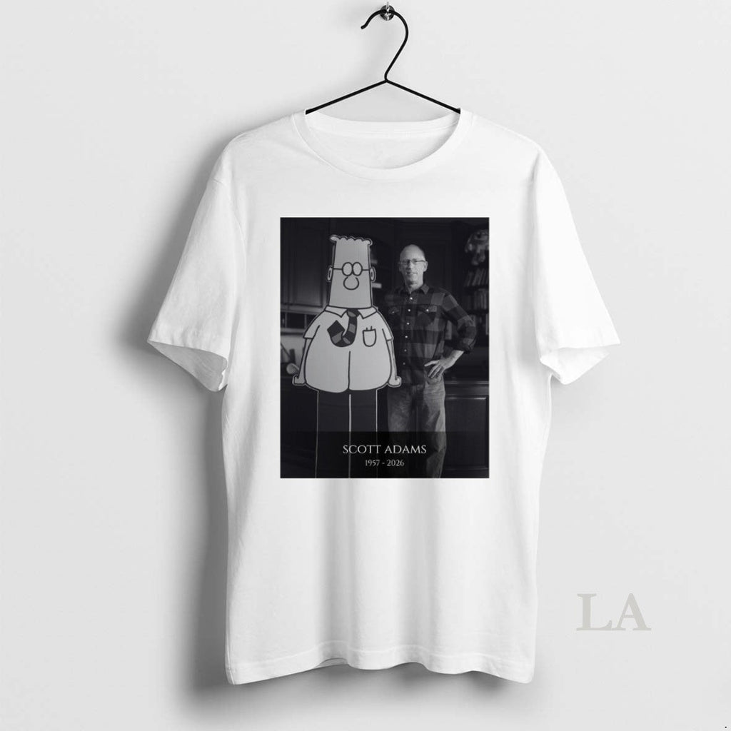 Original Rip Scott Adams Has Died Age 68 1957 2026 - Adult & Kids T-Shirts, Sweatshirts & Hoodies apparel design preview 1