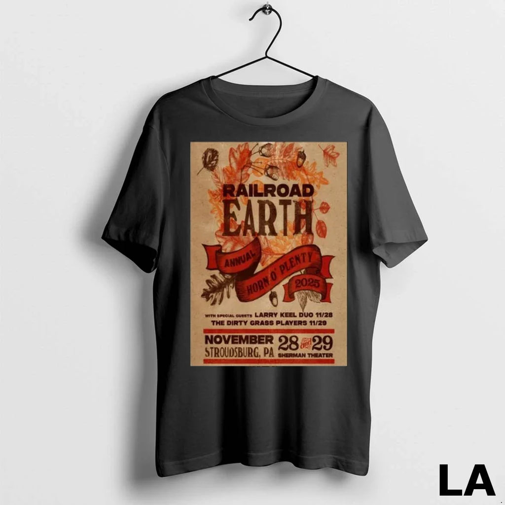 Original Railroad Earth Sherman Theater In - Adult & Kids T-Shirts, Sweatshirts & Hoodies apparel design preview 1