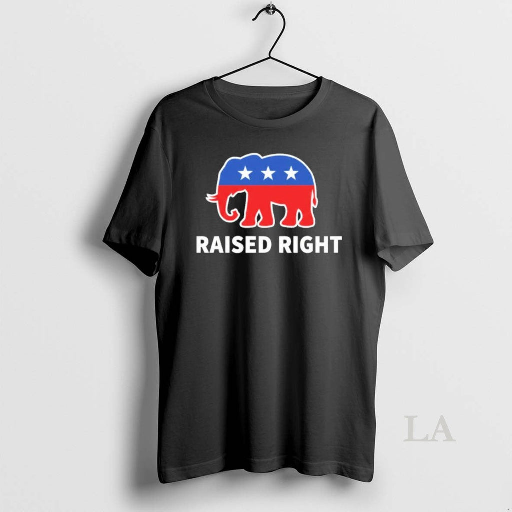 Original Raised Right Republicans - Adult & Kids T-Shirts, Sweatshirts & Hoodies apparel design preview 1