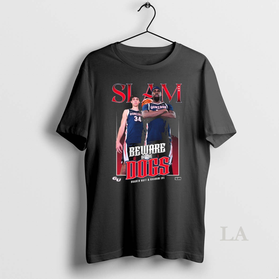 Original Slam Gonzaga Bulldogs Basketball Beware Of - Adult & Kids T-Shirts, Sweatshirts & Hoodies apparel design preview 1