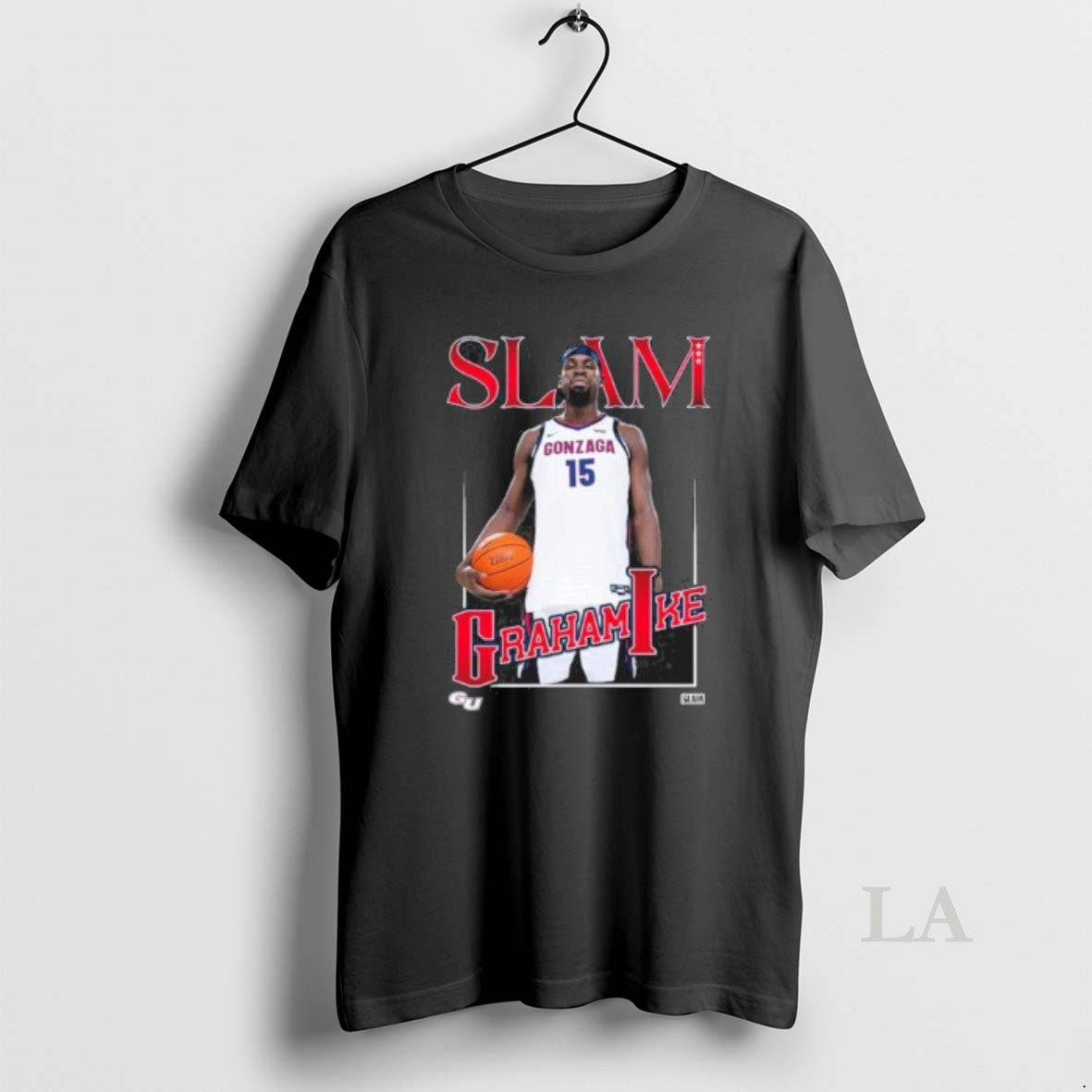 Original Slam Graham Ike Gonzaga Bulldogs - Adult & Kids T-Shirts, Sweatshirts & Hoodies apparel design preview 1