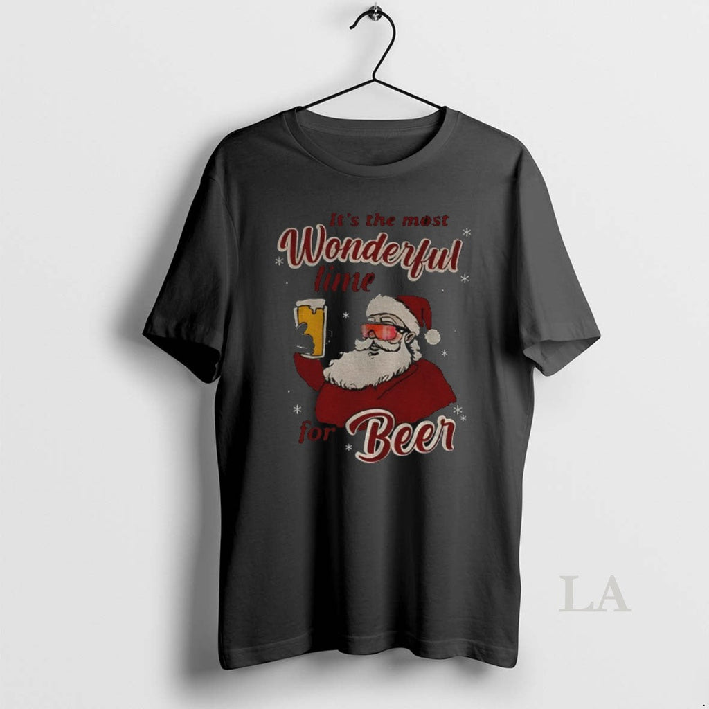 Original Santa Claus Most Time Beer - Adult & Kids T-Shirts, Sweatshirts & Hoodies apparel design preview 1