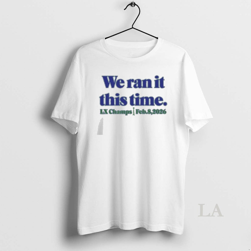Original Seahawk We Ran It This Time - Adult & Kids T-Shirts, Sweatshirts & Hoodies apparel design preview 1