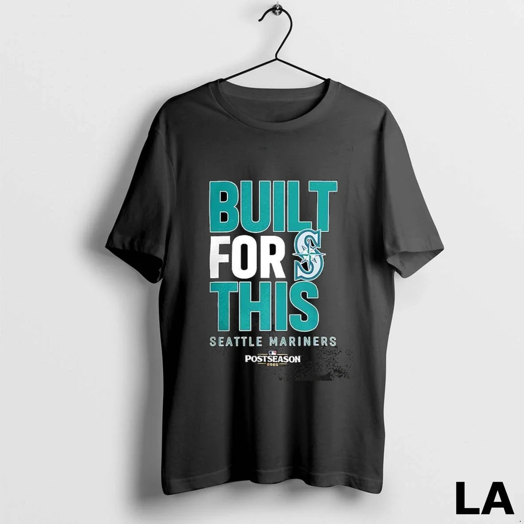Original Seattle Mariners Built For This Mlb - Adult & Kids T-Shirts, Sweatshirts & Hoodies apparel design preview 1