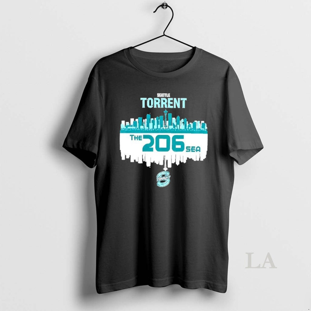 Original Seattle Torrent The 206 Sea Hockey City - Adult & Kids T-Shirts, Sweatshirts & Hoodies apparel design preview 1