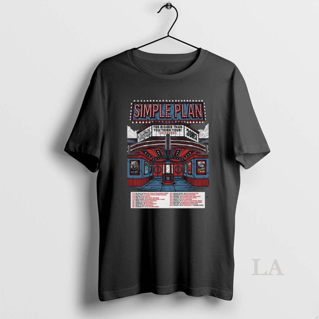 Original Simple Plan The Bigger Than You Think 2026 - Adult & Kids T-Shirts, Sweatshirts & Hoodies apparel design preview 1