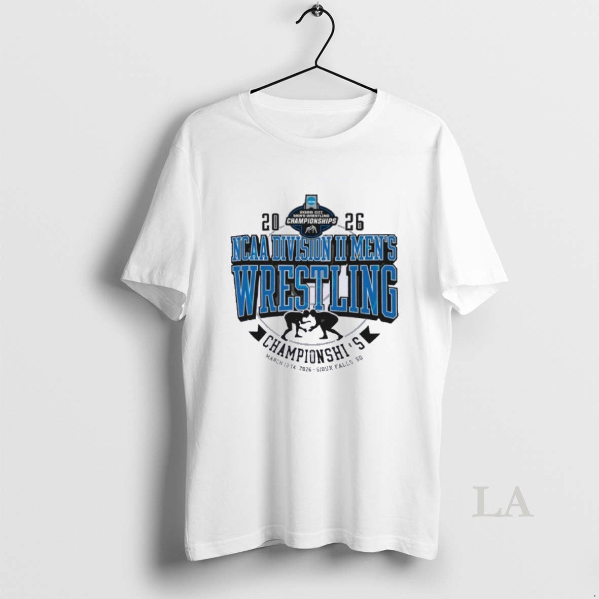 Original Sioux Falls Sd 2026 Ncaa Dii Mens Wrestling - Adult & Kids T-Shirts, Sweatshirts & Hoodies apparel design preview 1