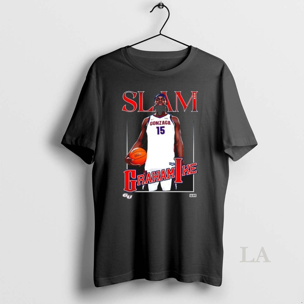 Original Slam Gonzaga Bulldogs Basketball Graham Ike - Adult & Kids T-Shirts, Sweatshirts & Hoodies apparel design preview 1