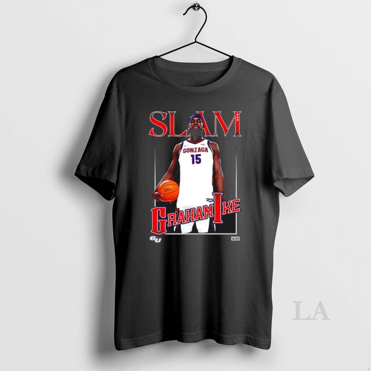 Original Slam Gonzaga Bulldogs Basketball Graham Ike - Adult & Kids T-Shirts, Sweatshirts & Hoodies apparel design preview 1