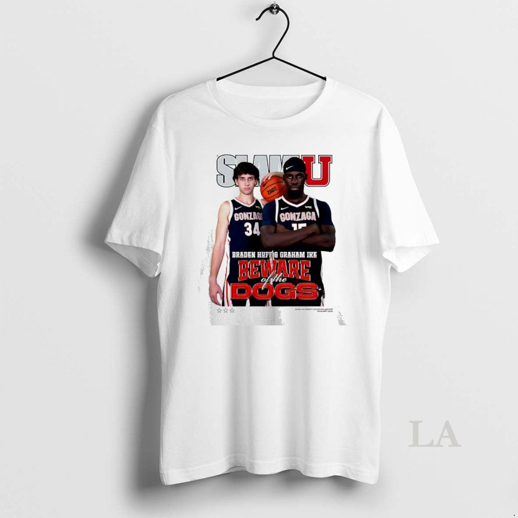 Original Slam Gonzaga Bulldogs Braden Huff And Graham - Adult & Kids T-Shirts, Sweatshirts & Hoodies apparel design preview 1