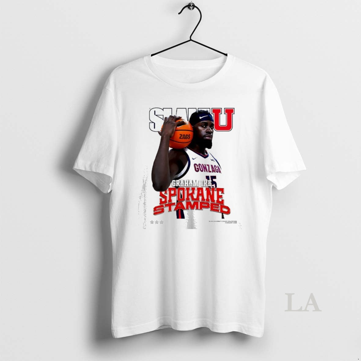 Original Slam Gonzaga Bulldogs Graham Ike Spokane - Adult & Kids T-Shirts, Sweatshirts & Hoodies apparel design preview 1