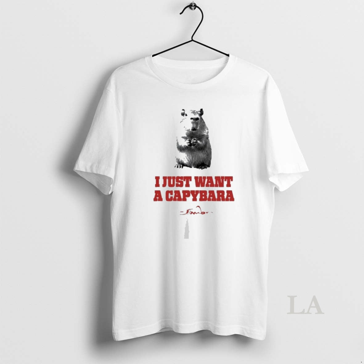 Original Sombr I Just Want A Capybara - Adult & Kids T-Shirts, Sweatshirts & Hoodies apparel design preview 1
