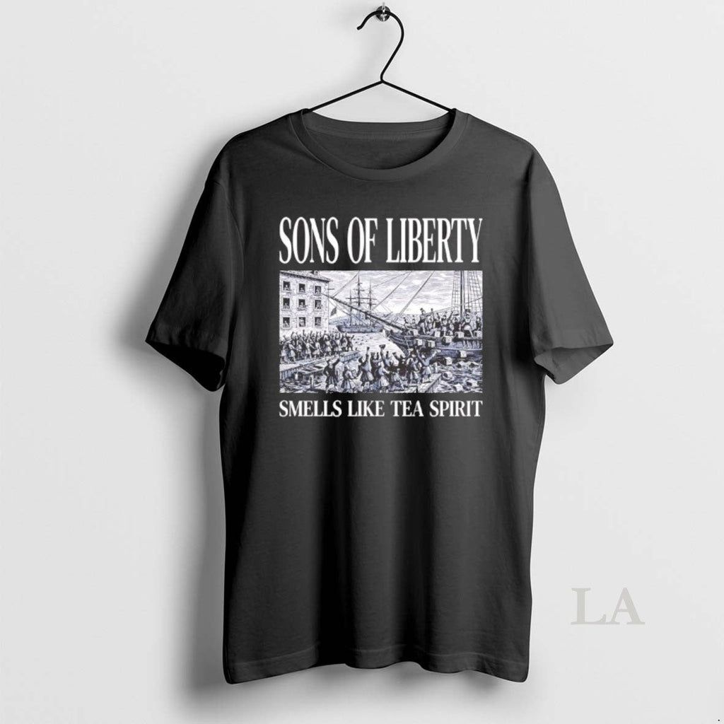 Original Sons Of Liberty Smells Like Tea Spirit - Adult & Kids T-Shirts, Sweatshirts & Hoodies apparel design preview 1
