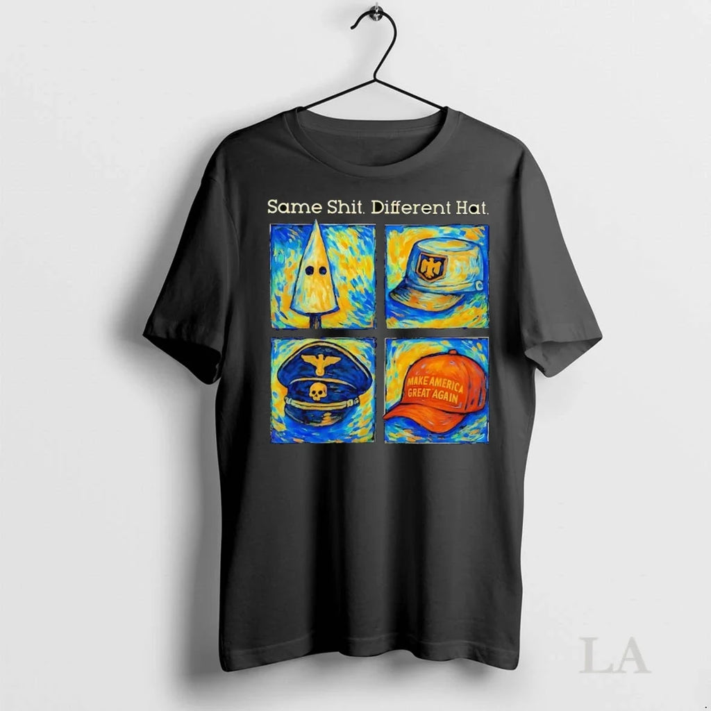 Original Starry Night Same Shit Different Hat Maga - Adult & Kids T-Shirts, Sweatshirts & Hoodies apparel design preview 1