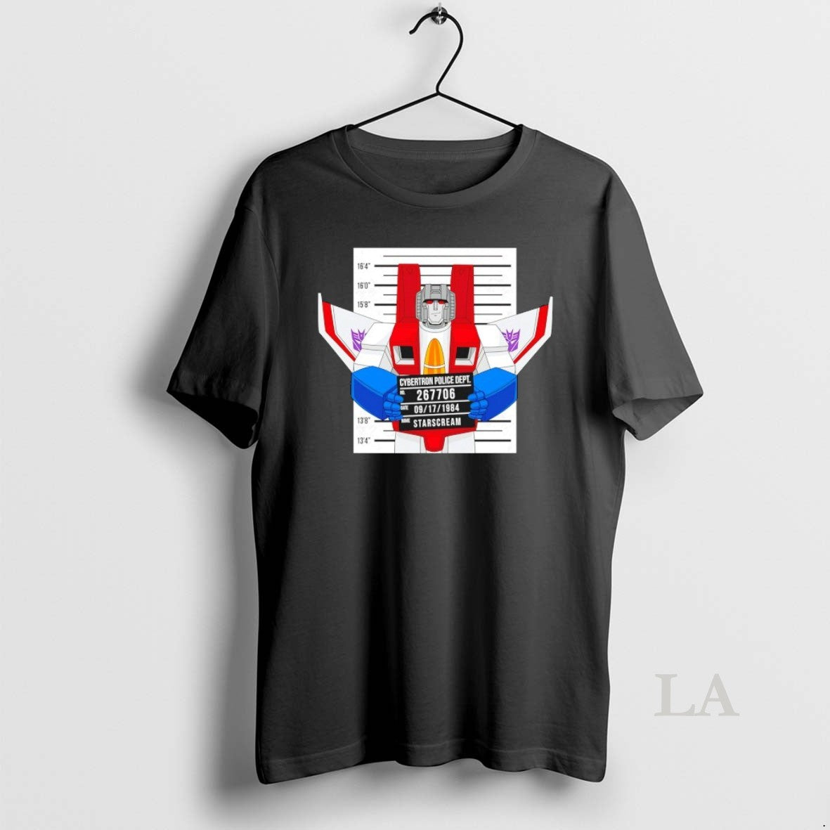 Original Starscream Cybertron Police Dept - Adult & Kids T-Shirts, Sweatshirts & Hoodies apparel design preview 1