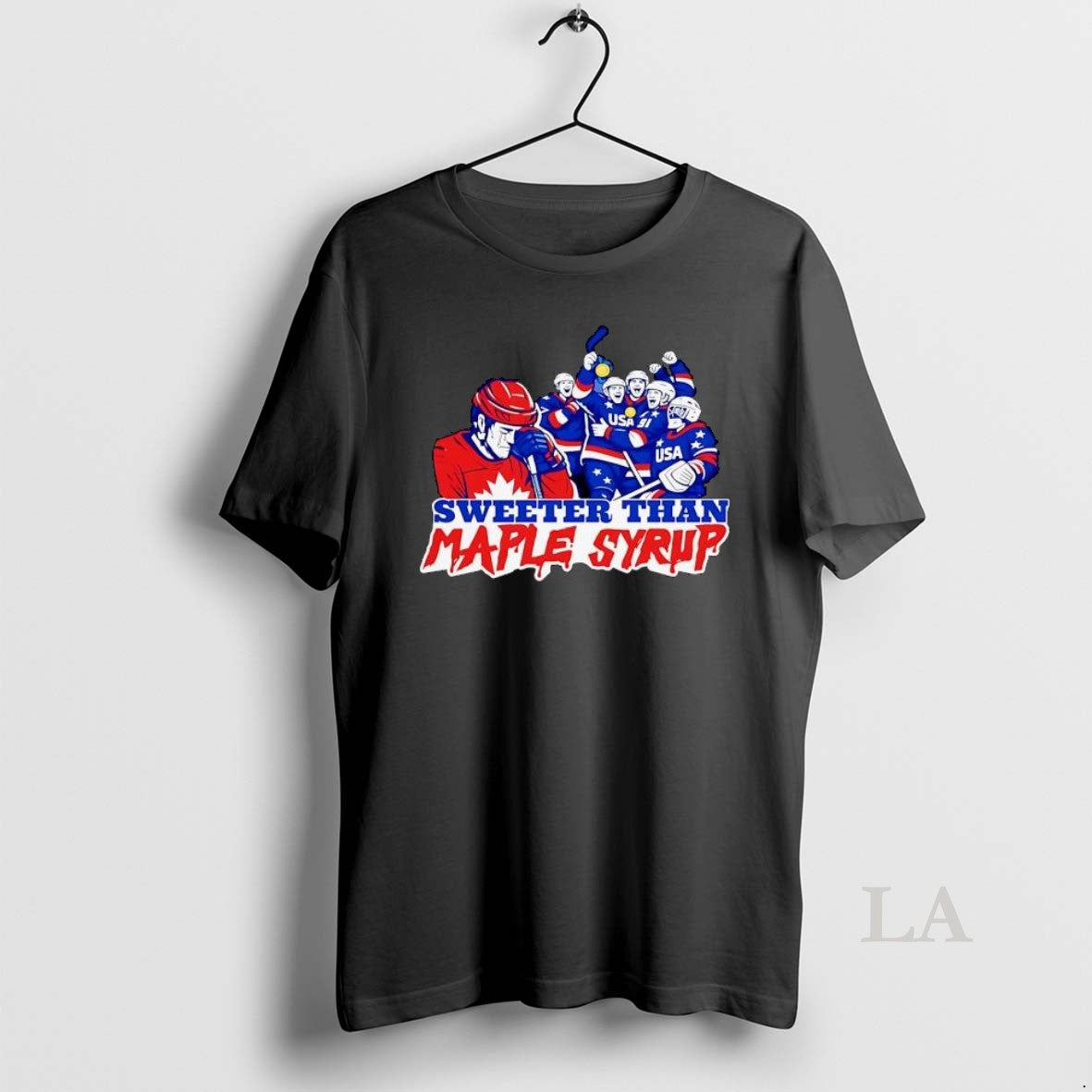 Original Sweeter Than Maple Syrup Usa Hockey Vs - Adult & Kids T-Shirts, Sweatshirts & Hoodies apparel design preview 1
