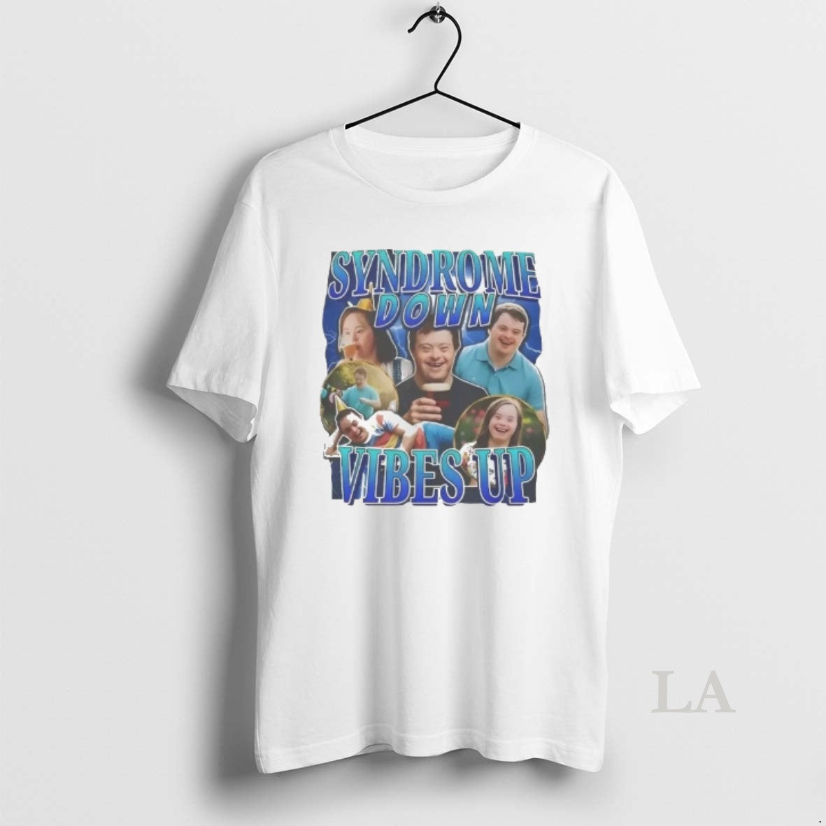 Original Syndrome Down Vibes Up - Adult & Kids T-Shirts, Sweatshirts & Hoodies apparel design preview 1