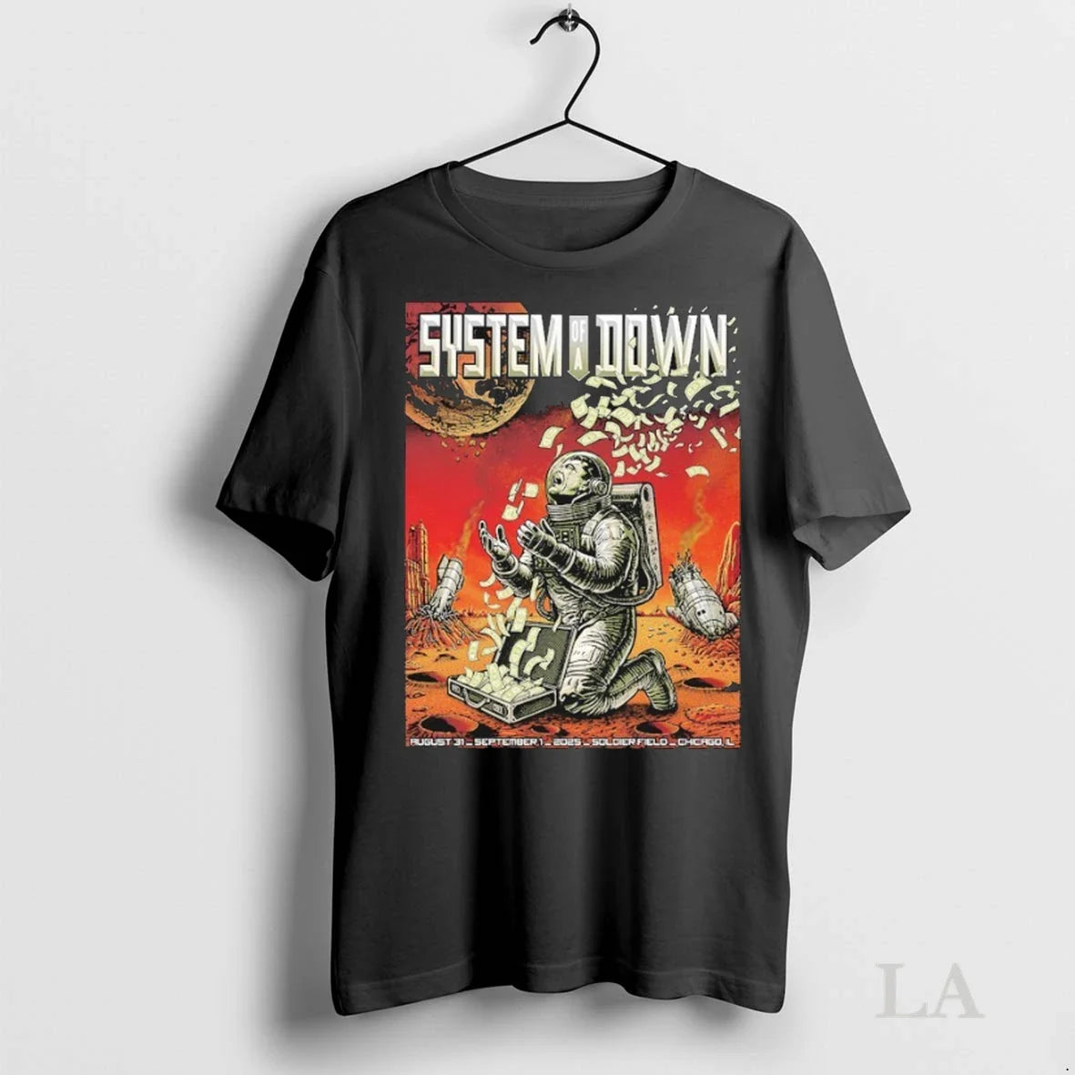 Original System Of A Down Event At Soldier Field In - Adult & Kids T-Shirts, Sweatshirts & Hoodies apparel design preview 1
