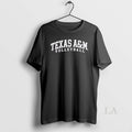 Original Texas Am Simple Arch Volleyball - Adult & Kids T-Shirts, Sweatshirts & Hoodies apparel design preview 1