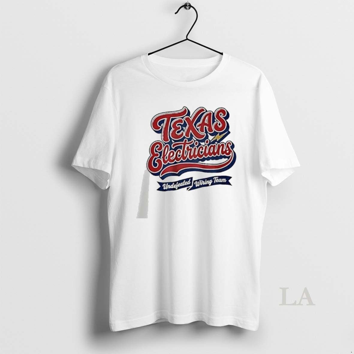 Original Texas Electricians Undefeated Wiring Team - Adult & Kids T-Shirts, Sweatshirts & Hoodies apparel design preview 1