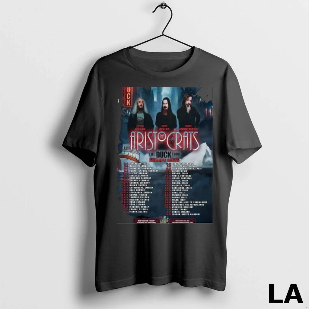 Original The Aristocrats Duck Tour Europe 2026 Long - Adult & Kids T-Shirts, Sweatshirts & Hoodies apparel design preview 1