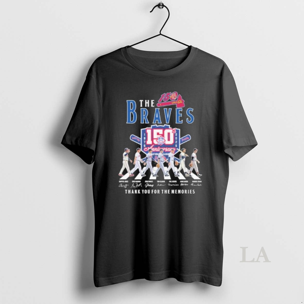 Original The Atlanta Braves Abbey Road 150th - Adult & Kids T-Shirts, Sweatshirts & Hoodies apparel design preview 1