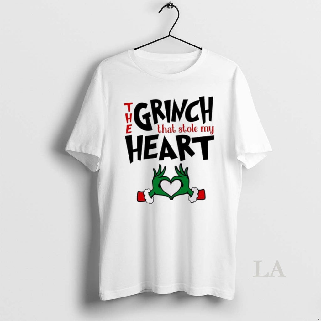 Original Grinch That Stole My Heart Couple Matching - Adult & Kids T-Shirts, Sweatshirts & Hoodies apparel design preview 1
