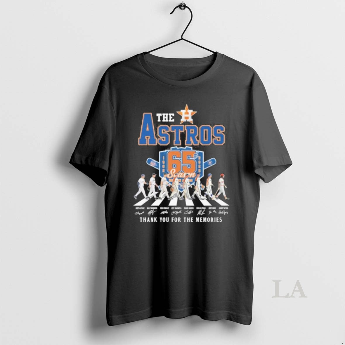 Original The Houston Astros Abbey Road 65th Season - Adult & Kids T-Shirts, Sweatshirts & Hoodies apparel design preview 1