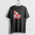 Original Peanuts X Kansas City Chiefs Driving Car - Adult & Kids T-Shirts, Sweatshirts & Hoodies apparel design preview 1