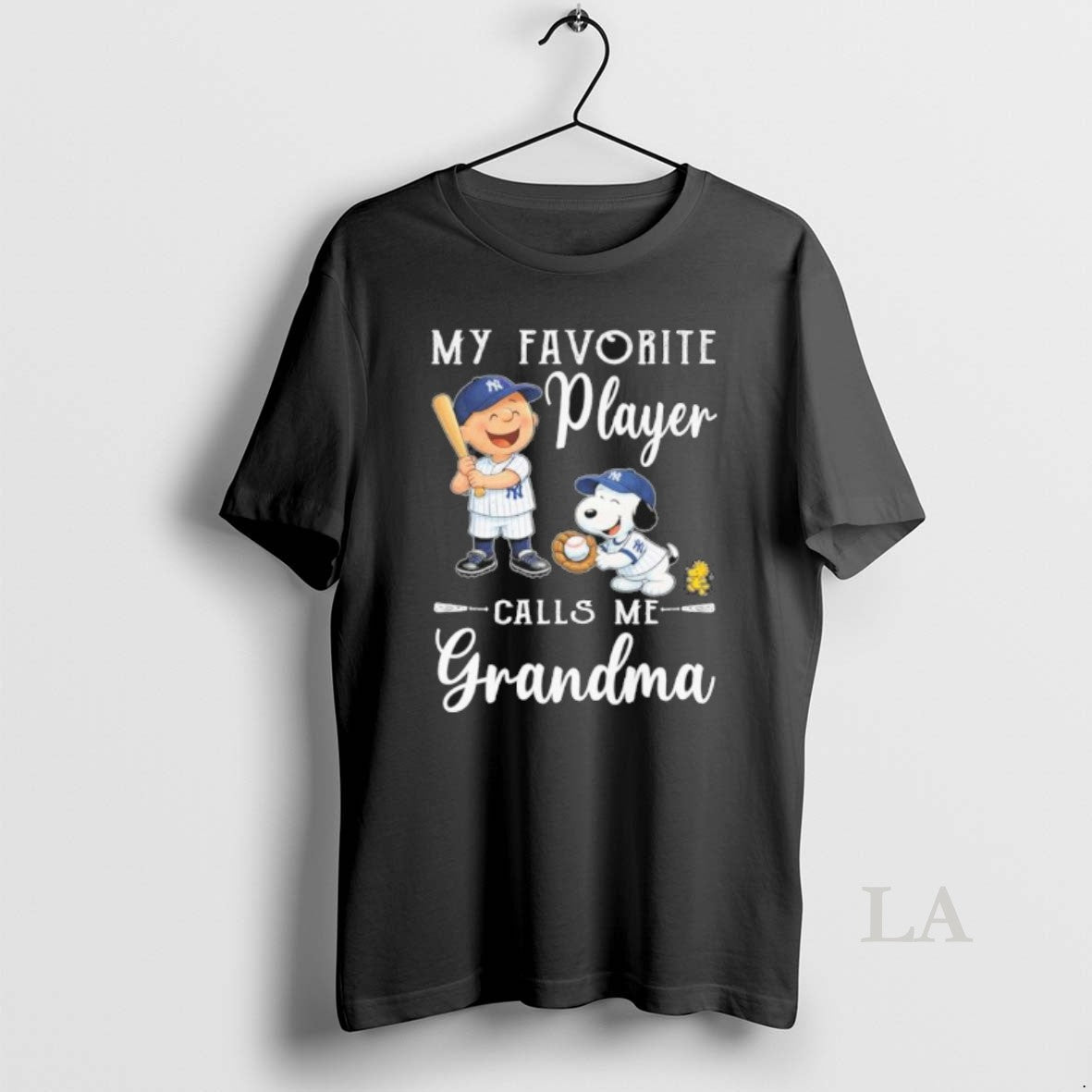 Original The Peanuts X New York Yankees My Favorite - Adult & Kids T-Shirts, Sweatshirts & Hoodies apparel design preview 1