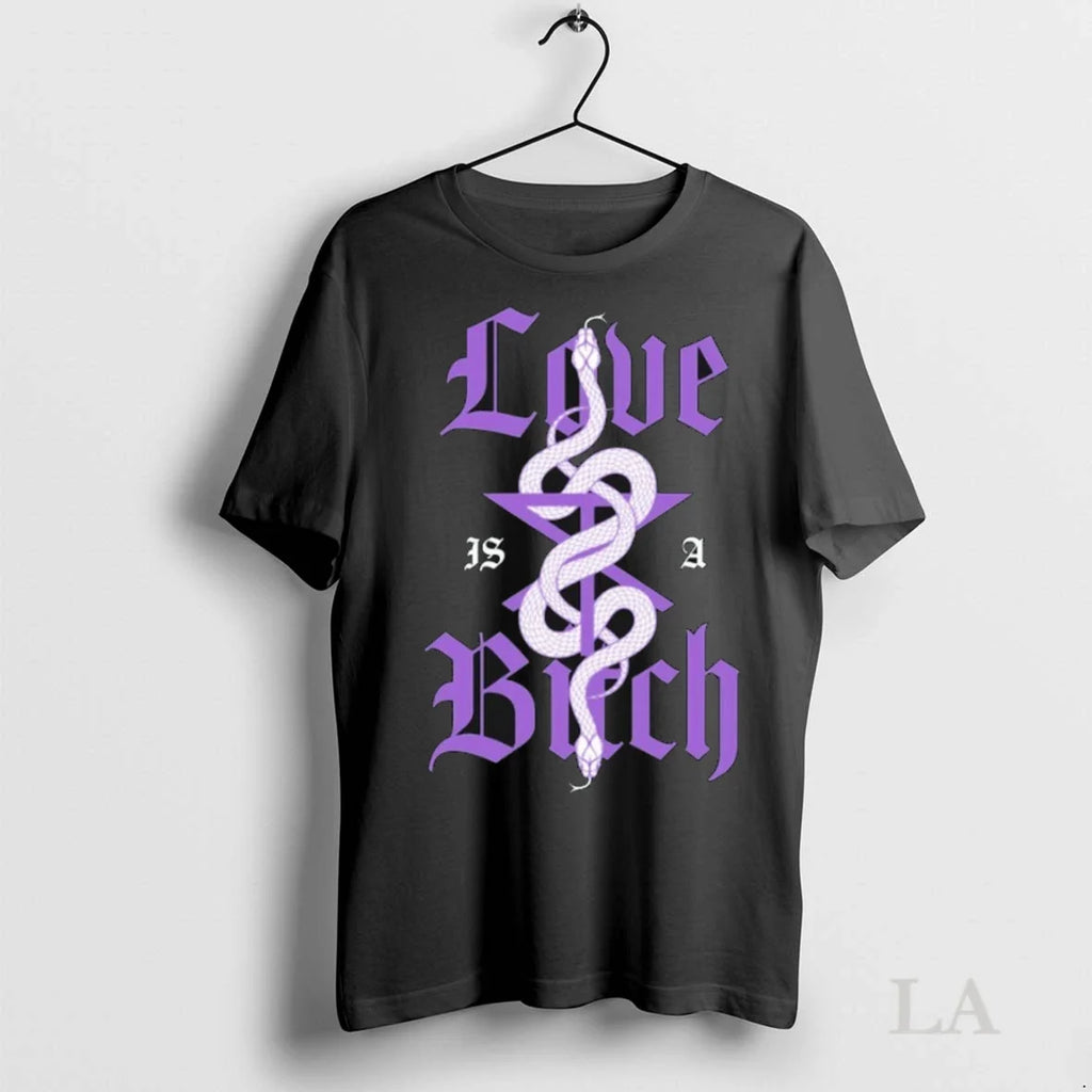 Original The Rasmus Love Is A Bitch Snake - Adult & Kids T-Shirts, Sweatshirts & Hoodies apparel design preview 1