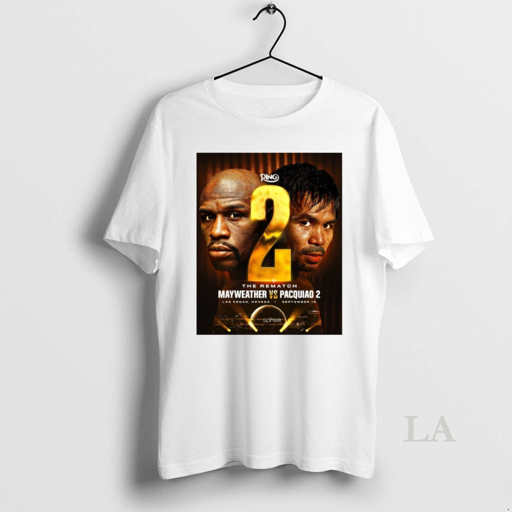 Original The Rematch 2 Floyd Mayweather Jr And Manny - Adult & Kids T-Shirts, Sweatshirts & Hoodies apparel design preview 1