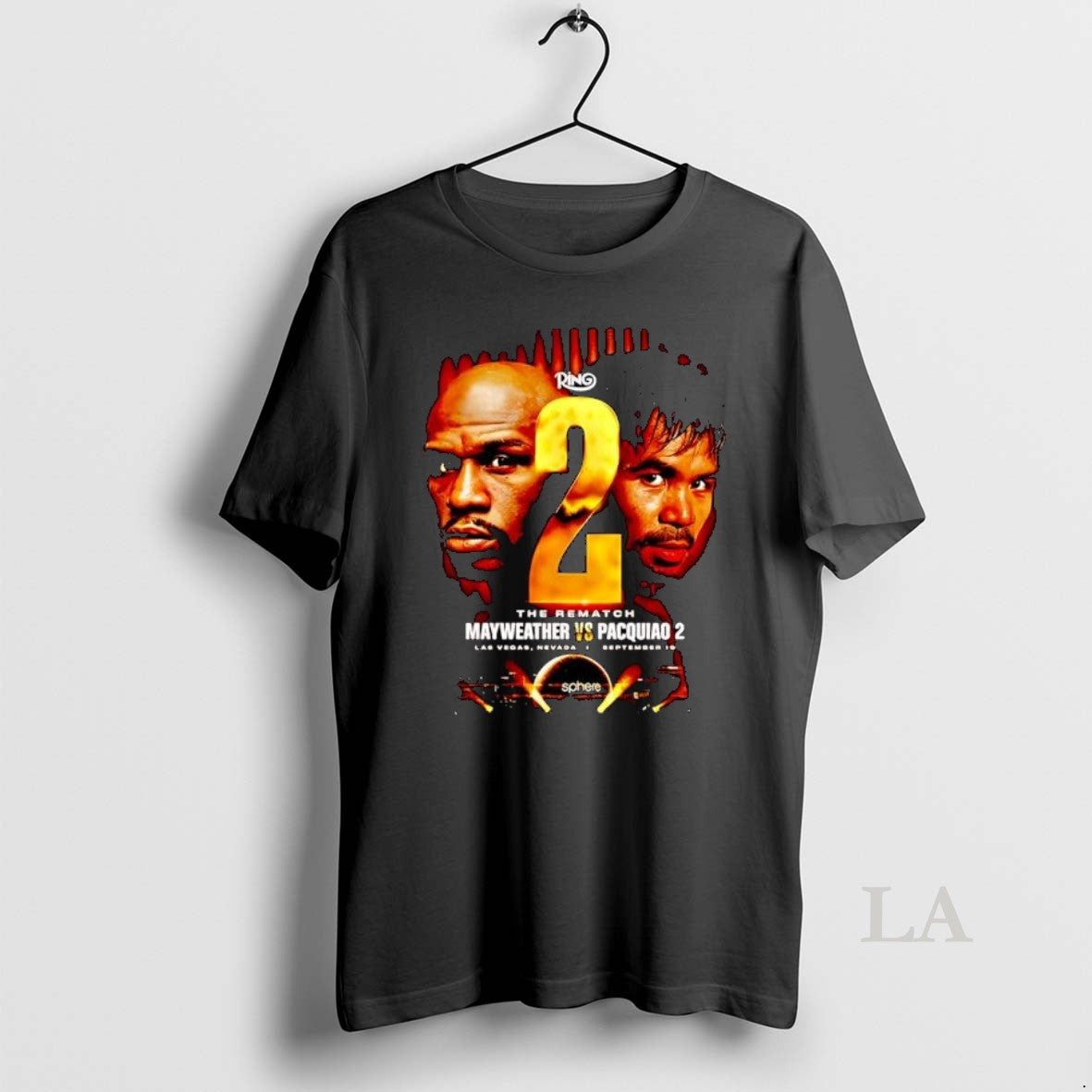 Original The Rematch Mayweather Vs Pacquiao 2 Las - Adult & Kids T-Shirts, Sweatshirts & Hoodies apparel design preview 1