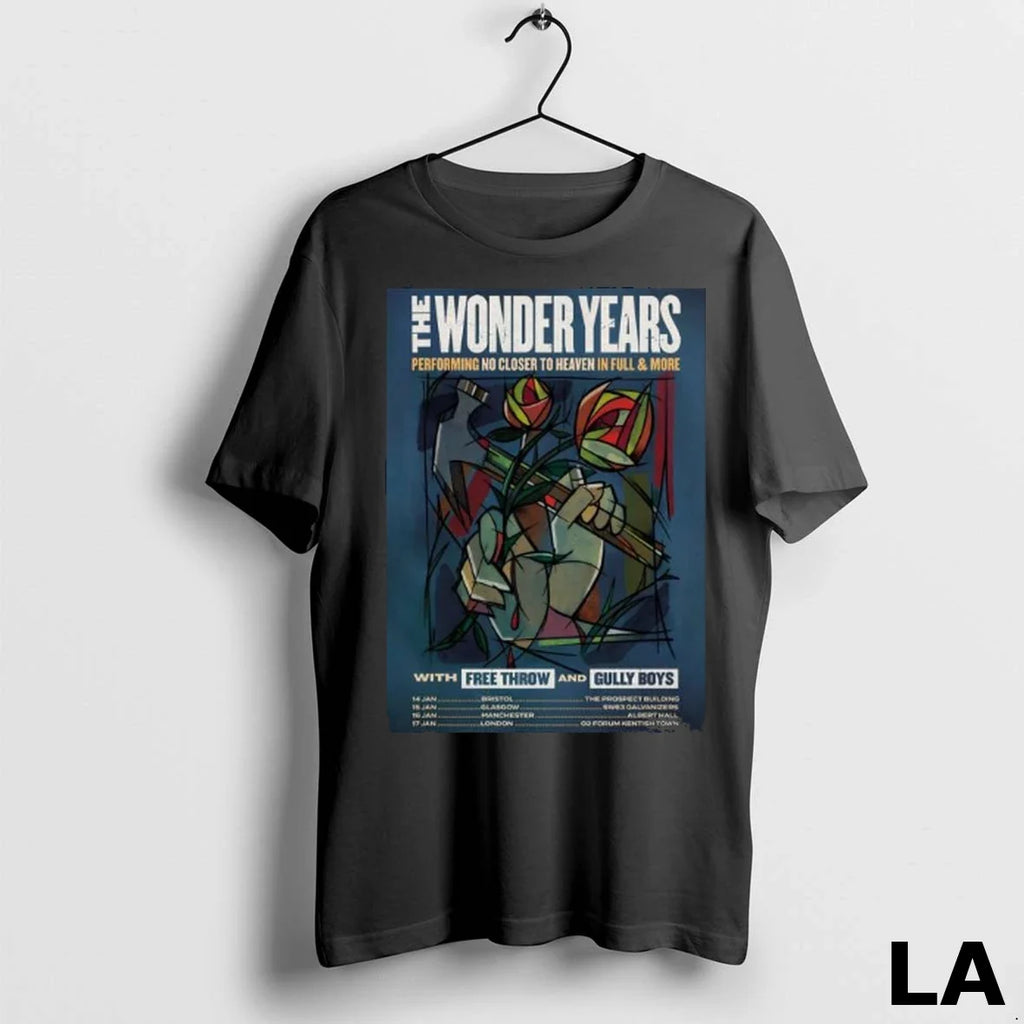 Original The Wonder Years Uk Tour 2026 Long Sleve - Adult & Kids T-Shirts, Sweatshirts & Hoodies apparel design preview 1