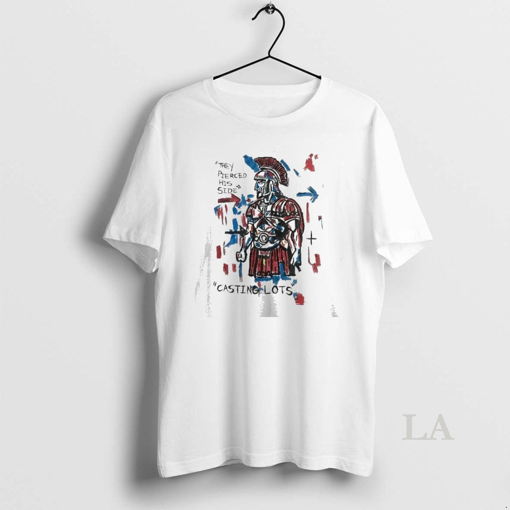 Original They Pierced His Side Casting Lots - Adult & Kids T-Shirts, Sweatshirts & Hoodies apparel design preview 1
