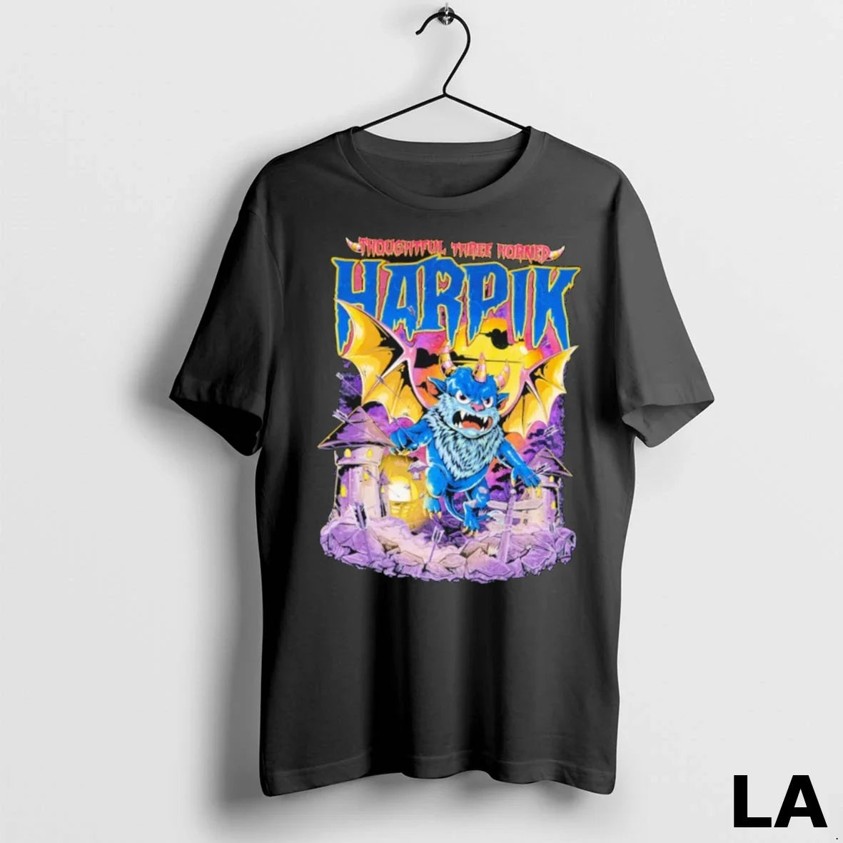 Original Thoughtful Three Horned Harpik Comic - Adult & Kids T-Shirts, Sweatshirts & Hoodies apparel design preview 1